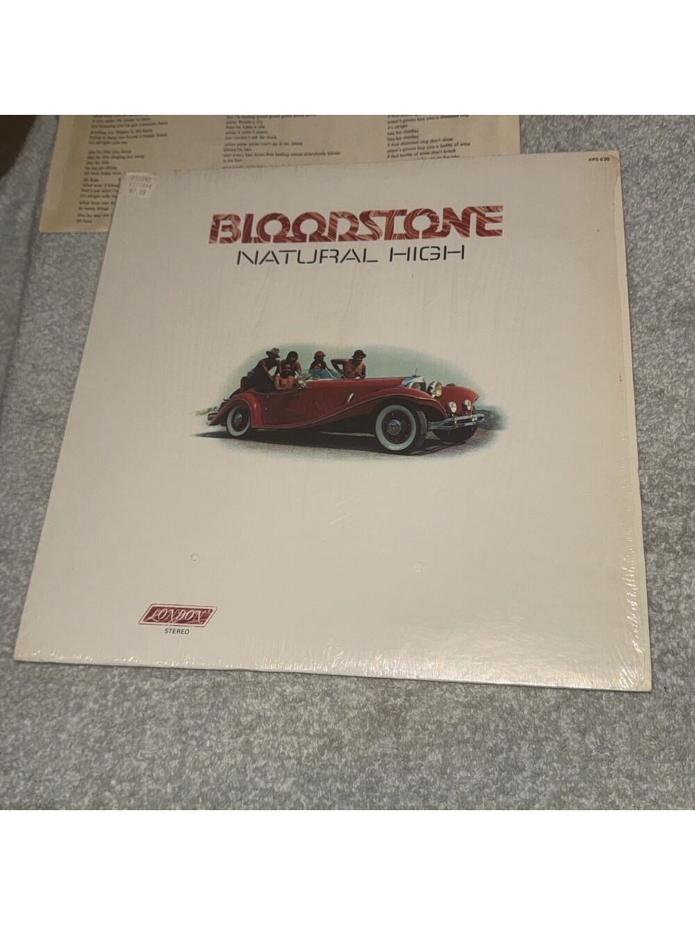 Bloodstone Natural High Vinyl LP Original 1973 London XPS 620 TH Press W/ Insert